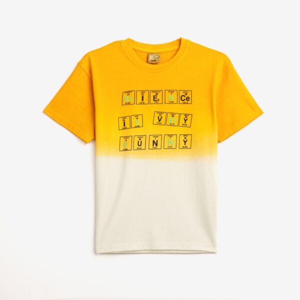 124-105127-1 Funky Μπλούζα oversized αγόρι εκρού