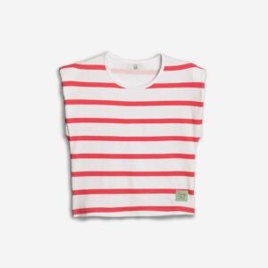 125-505115-1 Funky Μπλούζα κορίτσι λευκό ριγέ