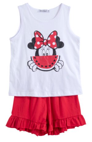 63515478 Frenzy Πιτζάμα κορίτσι λευκό κόκκινο