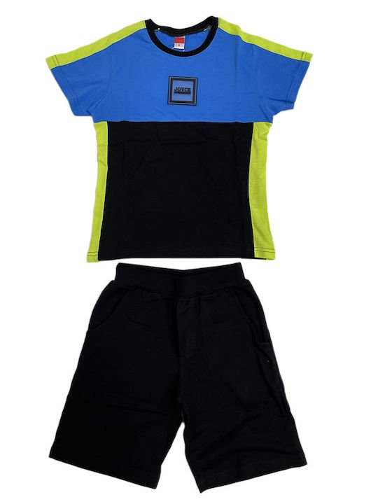 2514131 Joyce Σετ μπλούζα βερμούδα αγόρι ρουά