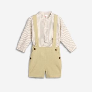 125-050116-1 Funky Σετ πουκάμισο σαλοπέτα μηνών αγόρι τύπος