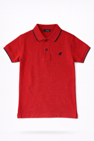 PR1041 U.S.GRAND POLO CLUB Μπλούζα πόλο πικέ αγόρι κόκκινο