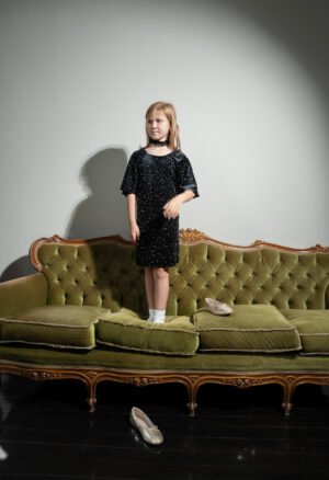 243077 Ebita Φόρεμα κορίτσι μαύρο