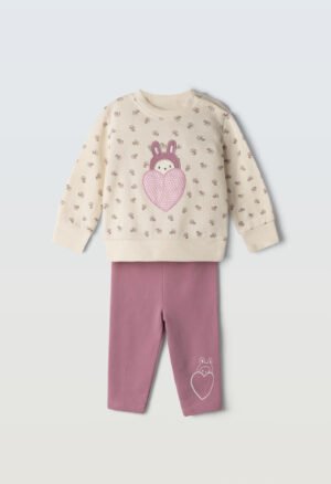 243513 Ebita Σετ μπλούζα κολάν μηνών κορίτσι εκρού