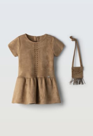 255208 Ebita Φόρεμα με τσαντάκι κορίτσι ταμπά