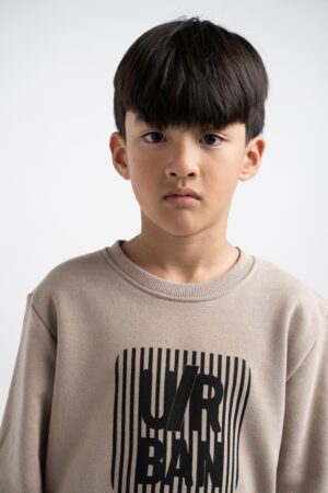 243712 Hashtag Μπλούζα αγόρι μπεζ