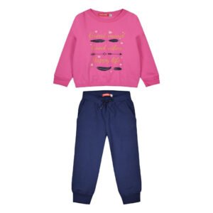 15-123387-0 Energiers Σετ φόρμα φούτερ κορίτσι ροζ ίντιγκο