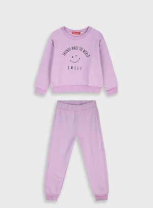 15-125387-0 Energiers Σετ φόρμα φούτερ κορίτσι λιλά