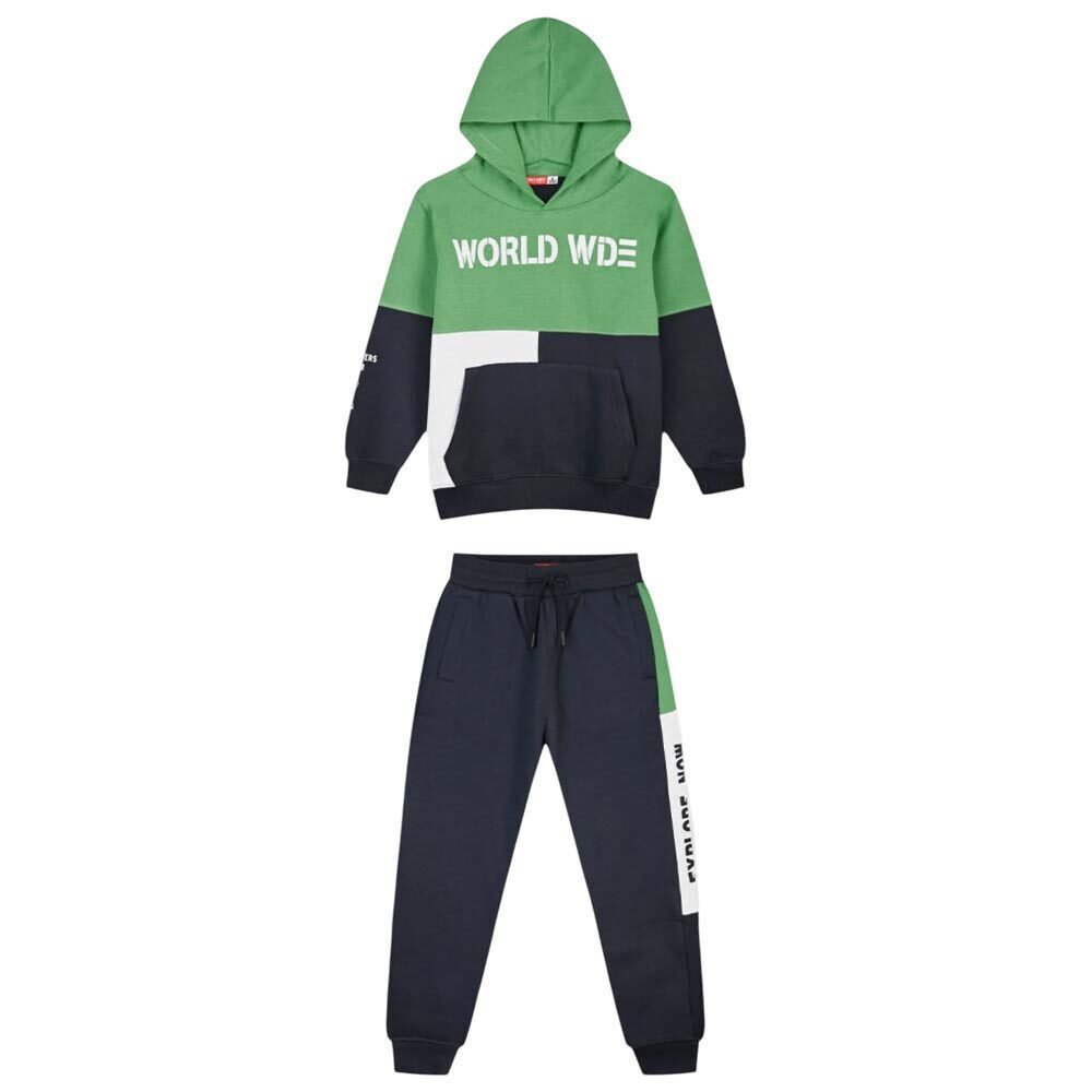 13-125048-0 Energiers Σετ φόρμα φούτερ με κουκούλα αγόρι πράσινο ανθρακί