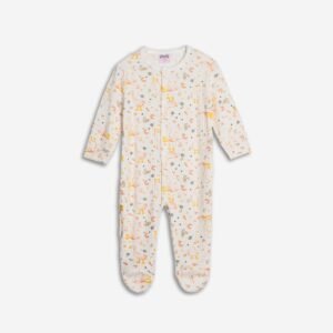 226-060123-1 Funky Φορμάκι ολόσωμο ριπ μηνών κορίτσι εκρού allover