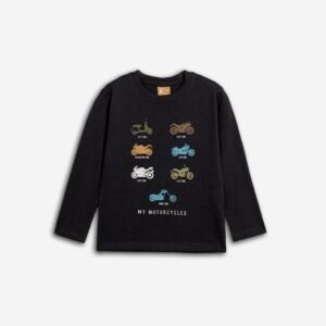 226-306122-1 Funky Μπλούζα αγόρι ανθρακί