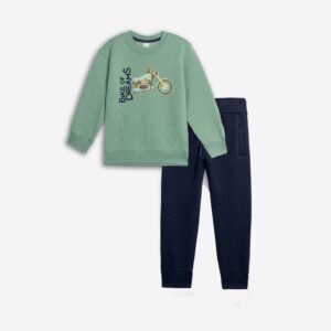 226-317102-1 Funky Σετ φόρμα φούτερ αγόρι greenland μπλε