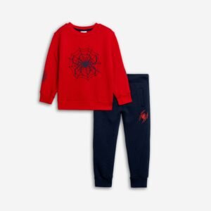 226-317124-2 Funky Σετ φόρμα φούτερ αγόρι κόκκινο μπλε - 4 ετών