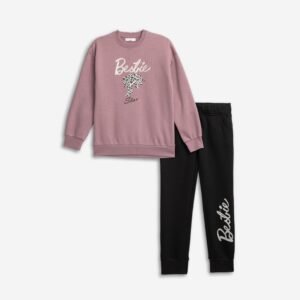 226-517134-1 Funky Σετ φόρμα φούτερ κορίτσι καμέλια μαύρο