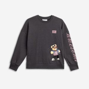 226-592109-1 Funky Μπλούζα φούτερ κορίτσι ανθρακί