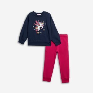 226-717109-1 Funky Σετ φόρμα φούτερ κορίτσι μπλε rose