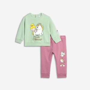 226-917109-2 Funky Σετ φόρμα φούτερ μηνών κορίτσι φυστικί σκούρο ροζ