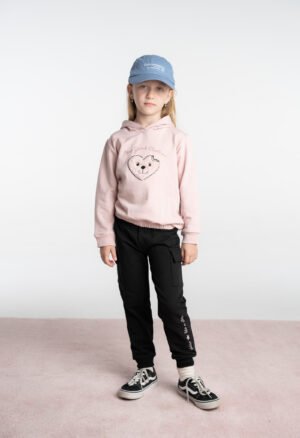 255244 Ebita Σετ φόρμα φούτερ με κουκούλα κορίτσι ροζ