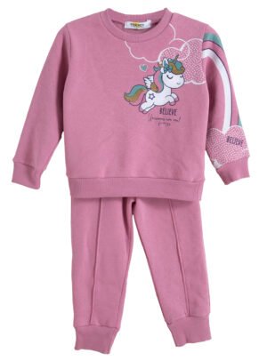 62525505 Frenzy Σετ φόρμα φούτερ κορίτσι dusty pink
