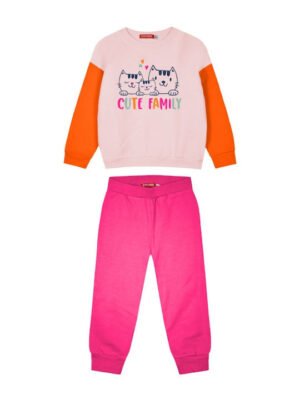 15-123385-0 Energiers Σετ φόρμα φούτερ κορίτσι ροζ φούξια