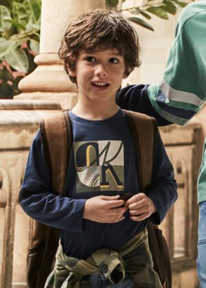 15-04076-078 Mayoral Μπλούζα αγόρι ναυτικό μπλε