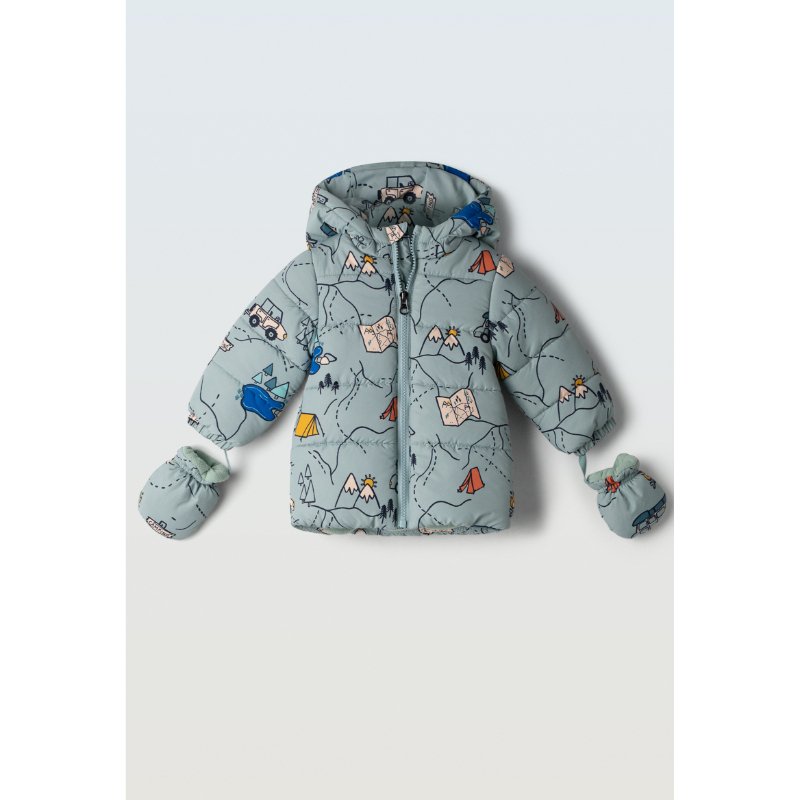 255618 Hashtag Μπουφάν μηνών αγόρι γαλάζιο
