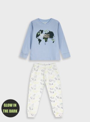 32-125100-9 Energiers Πιτζάμα αγόρι σιέλ