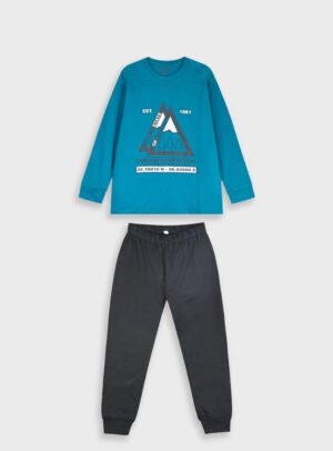 33-125002-9 Energiers Πιτζάμα αγόρι πετρόλ ανθρακί