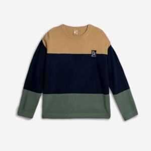 226-110112-1 Funky Μπλούζα πλέκτη αγόρι sahara μπλε irish green