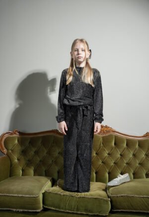 255060 Ebita Σετ μπλούζα παντελόνα κορίτσι μαύρο