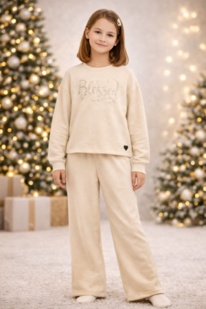226-523111-1 Funky Σετ μπλούζα παντελόνα κορίτσι χρυσό λούρεξ