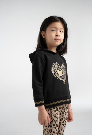 255243 Ebita Σετ μπλούζα κολάν κορίτσι μαύρο