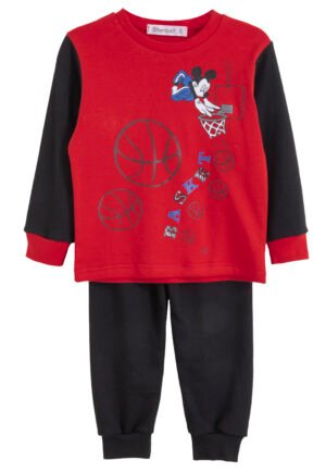 72525548 Frenzy Πιτζάμα αγόρι κόκκινο μαύρο