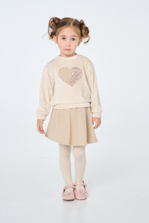 12525358 Babylon Σετ μπλούζα φούστα κορίτσι τύπος