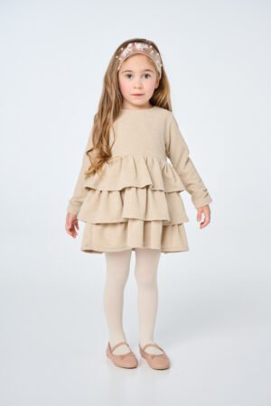 12526544 Babylon Φόρεμα κορίτσι μπεζ