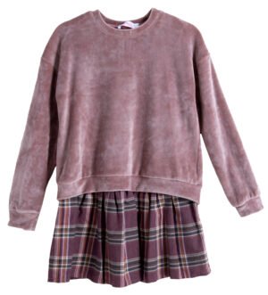 13526521 Babylon Φόρεμα με μπλούζα βελουτέ κορίτσι τύπος