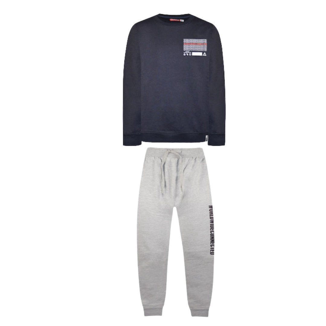 13-122075-0-9 Energiers Σετ φόρμα φούτερ αγόρι navy blue