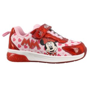 D09705 Disney Ανατομικό Sneakers με φωτάκια κορίτσι minnie