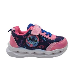 D13169 Disney Ανατομικό Sneakers με φωτάκια κορίτσι stitch