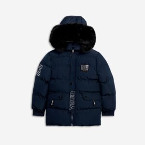 226-118107-1 Funky Μπουφάν με γούνα αγόρι μπλε