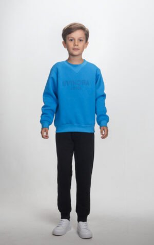 2564126 Joyce Σετ φόρμα φούτερ αγόρι ρουά μαύρο