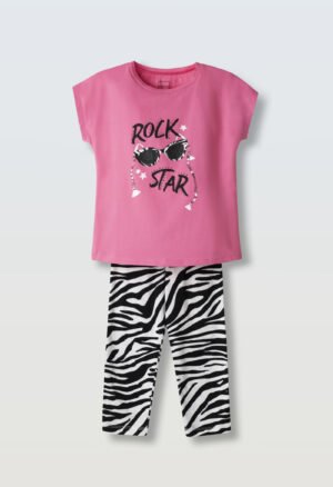 254103 Ebita Σετ μπλούζα κολάν κορίτσι ροζ