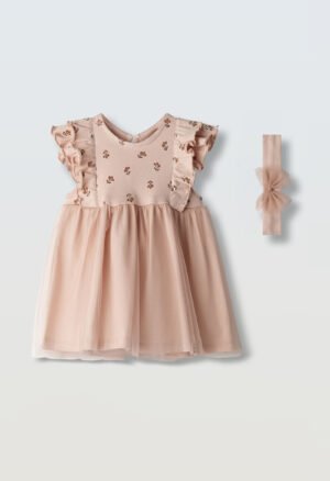 266510 Ebita Φόρεμα με κορδέλα μηνών κορίτσι ροζ