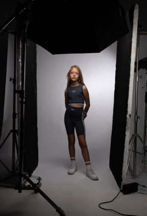 266013 Ebita Σετ μπλούζα κολάν κορίτσι πετρόλ