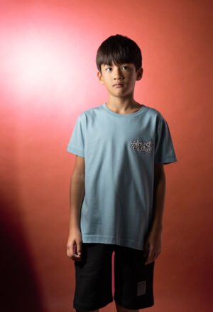 266712 Hashtag Σετ μπλούζα βερμούδα αγόρι γαλάζιο μαύρο