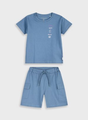 12-226179-0 Energiers Σετ μπλούζα βερμούδα αγόρι ρουά