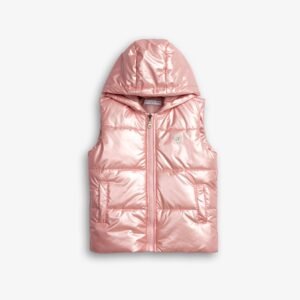 126-518104-1 Funky Μπουφάν αμάνικο κορίτσι shinny pink