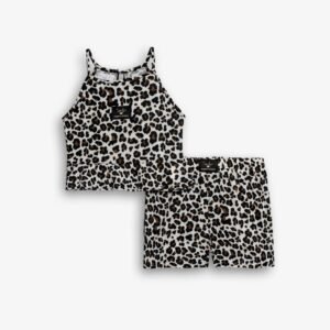 126-525107-1 Funky Σετ μπλούζα σορτς κορίτσι λεοπάρ