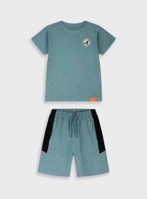 13-226074-0 Energiers Σετ μπλούζα βερμούδα αγόρι smoke green