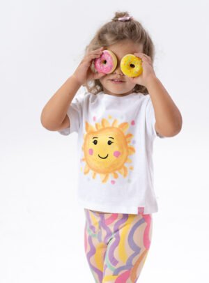 15-226384-0 Energiers Σετ μπλούζα κολάν κορίτσι εμπριμέ